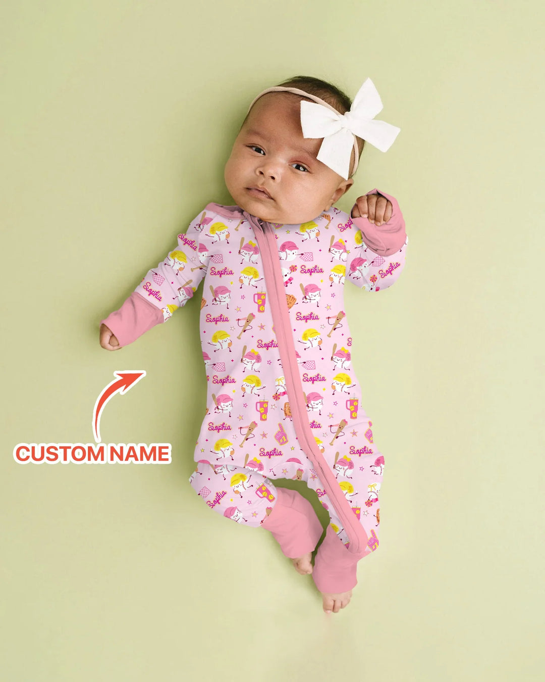 Baseball Mama and Mini Matching Bamboo Convertible Zippy