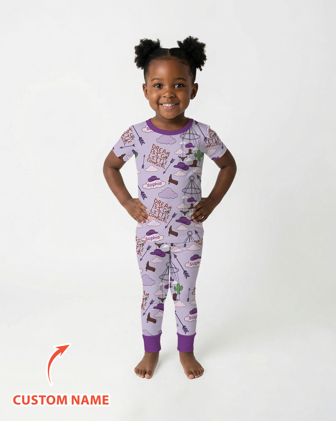 Zweiteiliges, kurzärmliges Pyjama-Set mit Marienkäfern