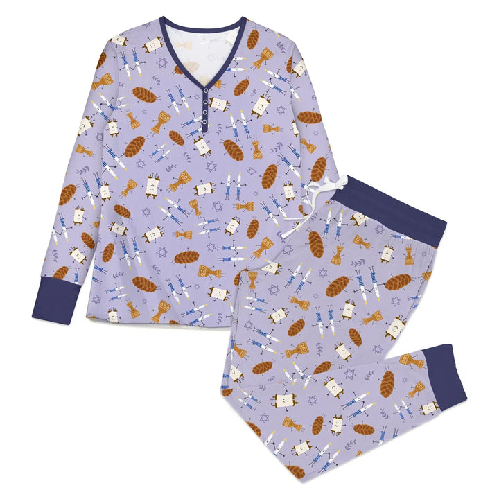 Vorlage für individuelles Damen-Pyjama-Set