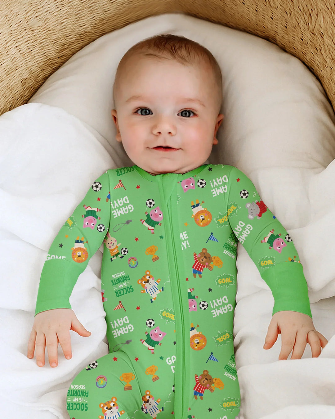 Gerippte Babykleidung mit individuellem Foto - Weich &amp; Skizzenhaft