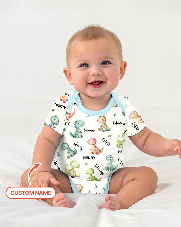 Gerippte Babykleidung mit individuellem Foto - Weich &amp; Skizzenhaft
