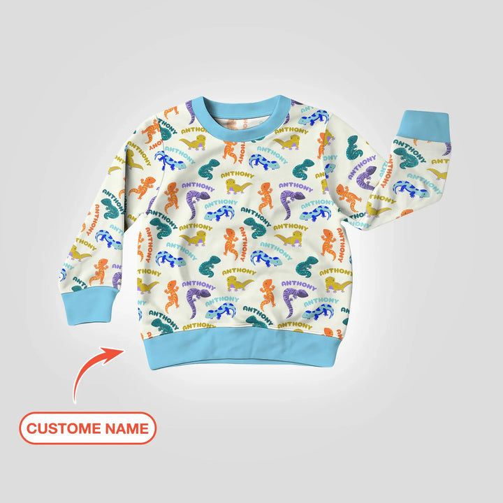 Personalisiertes Little Salamander Bambus Crewneck Sweatshirt