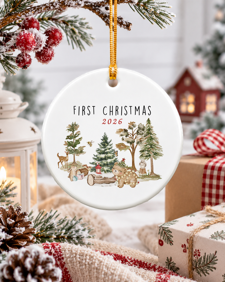 Baby's First Christmas Ceramic Ornament