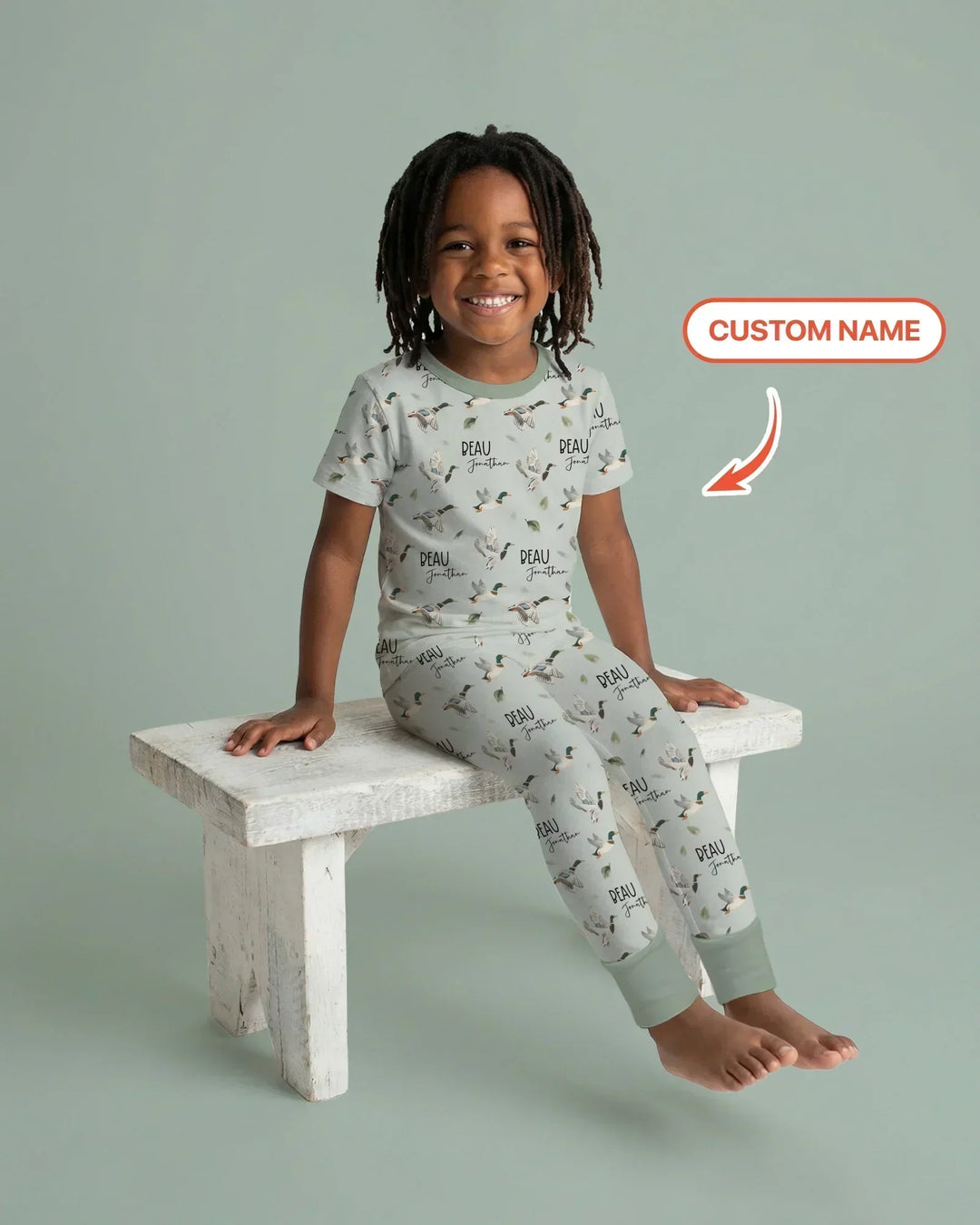 Zweiteiliges, kurzärmliges Pyjama-Set mit Marienkäfern