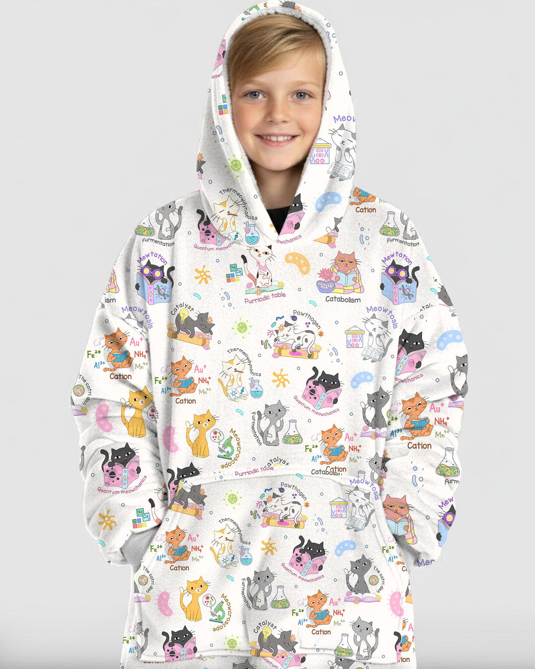 Benutzerdefinierter Bambus-Deckenhoodie (Vorlage)