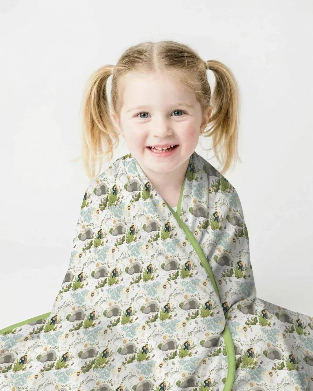 Matthew 28:1–8 He Is Risen Bamboo Blanket