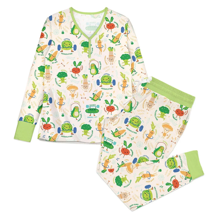Vorlage für individuelles Damen-Pyjama-Set