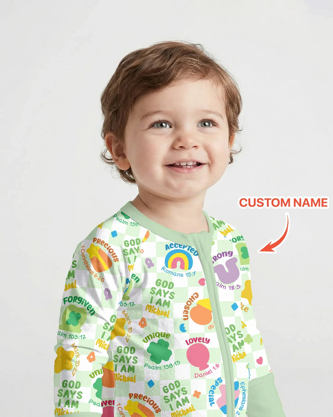 Gerippte Babykleidung mit individuellem Foto - Weich &amp; Skizzenhaft