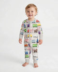 Gerippte Babykleidung mit individuellem Foto - Weich &amp; Skizzenhaft