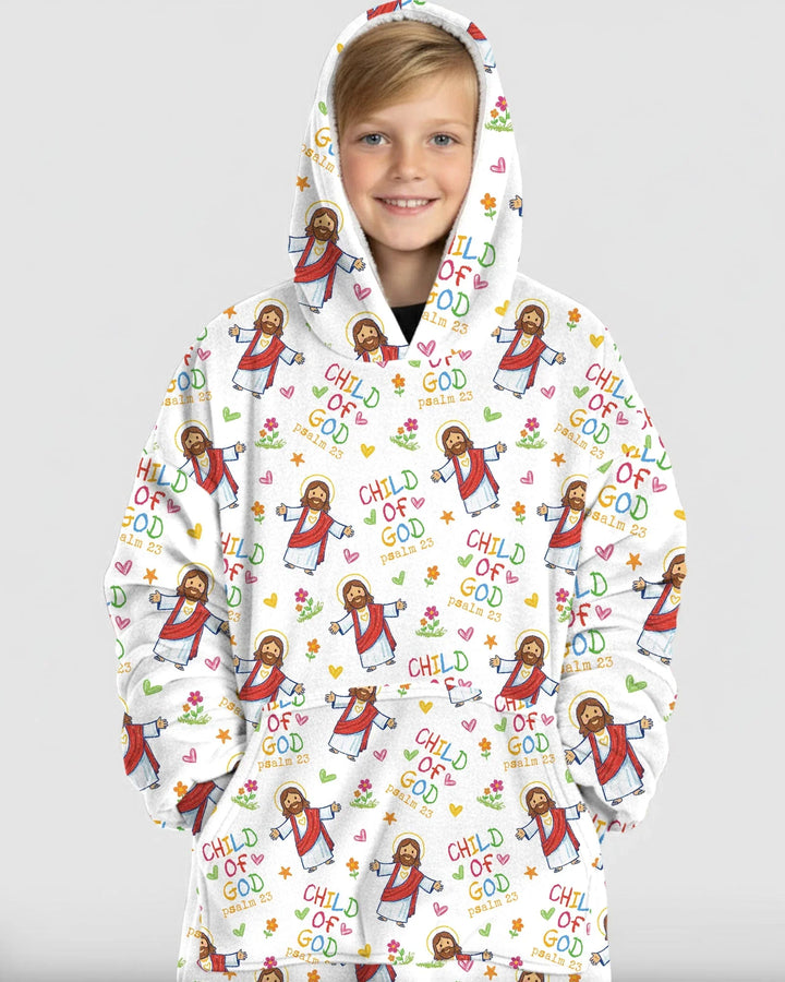 Jesus liebt mich Bambus-Decken-Hoodie