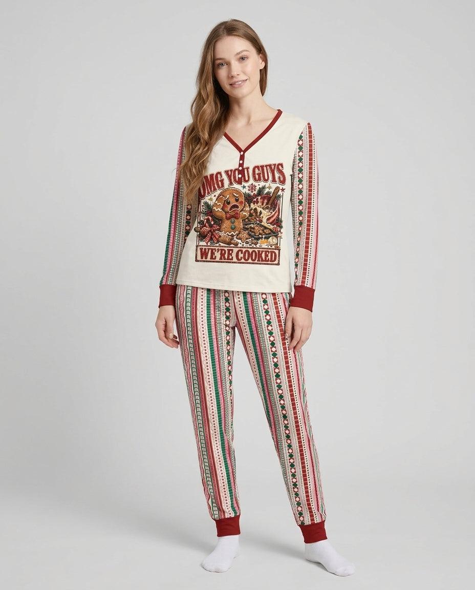 You Guys We're Cooked Bamboo Women Pajama Set
