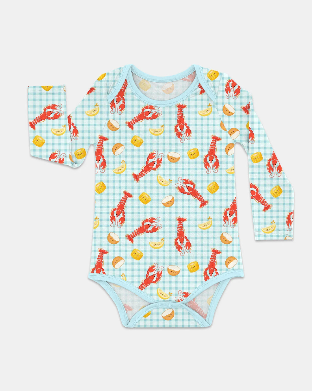 Preppy Crawfish Season Bamboo Bodysuit