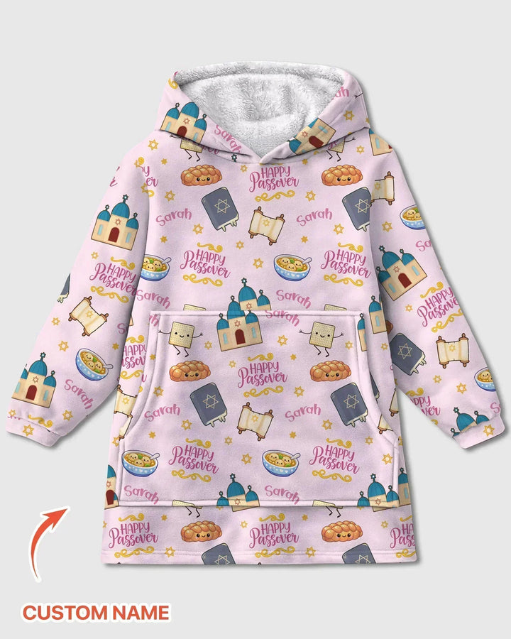 Personalisierbarer „Pesach Sameach“ Bambus-Deckenpullover