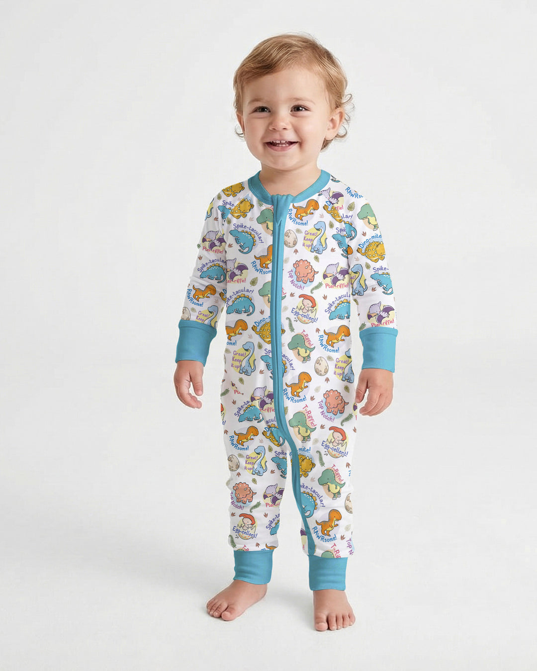 Cute Dinosaur Pun Bamboo Convertible Zippy