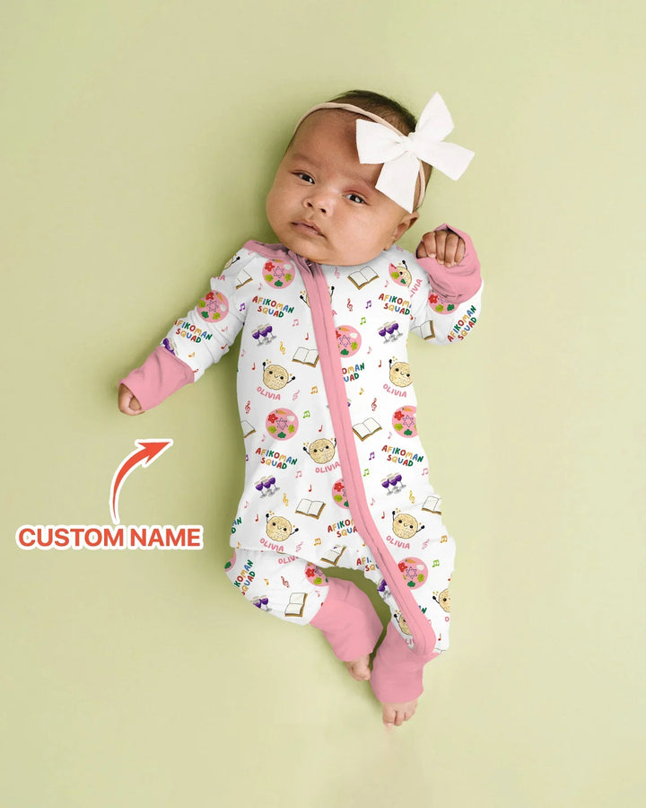Custom Name Passover Afikoman Squad Bamboo Convertible Zippy