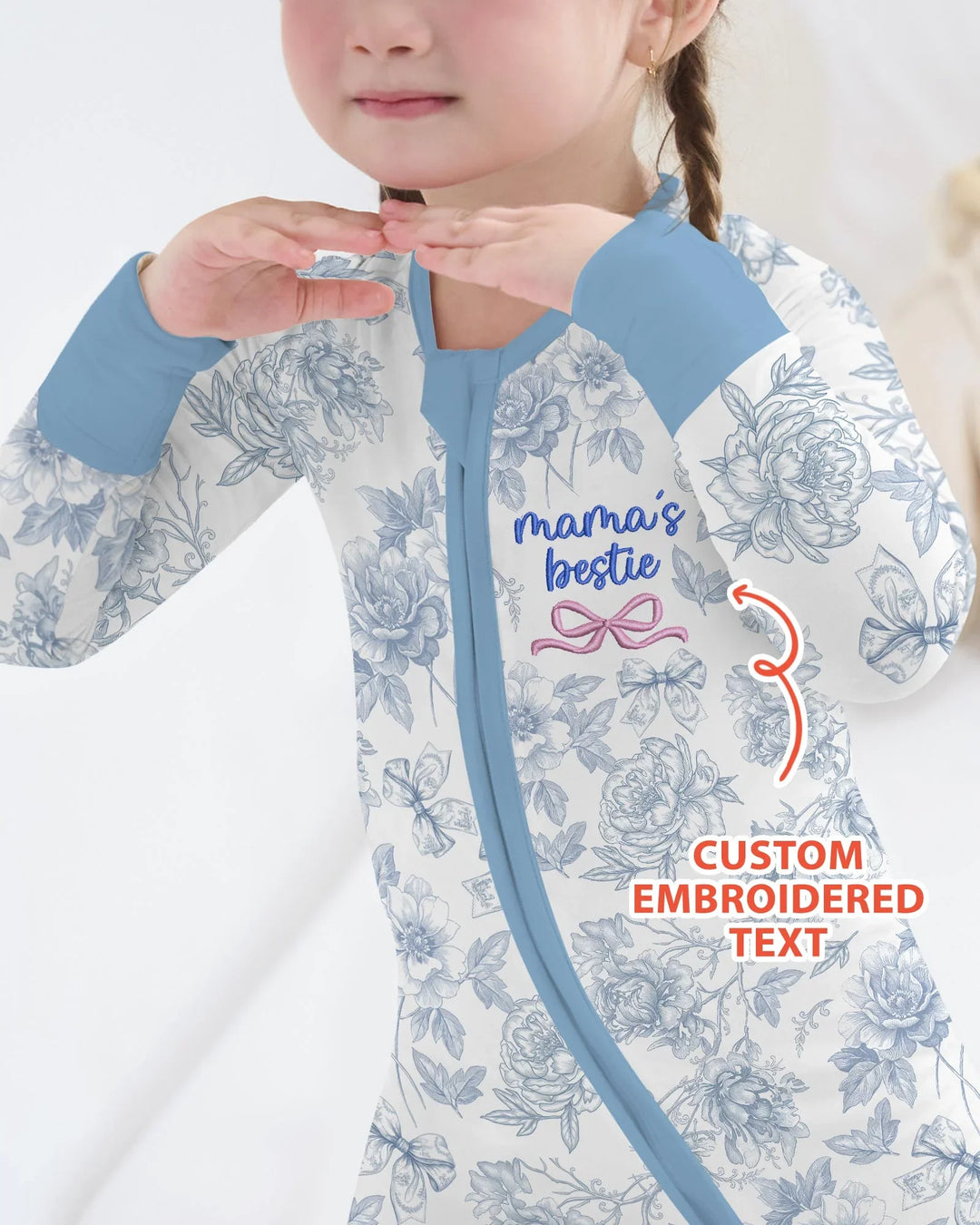 Gerippte Babykleidung mit individuellem Foto - Weich &amp; Skizzenhaft