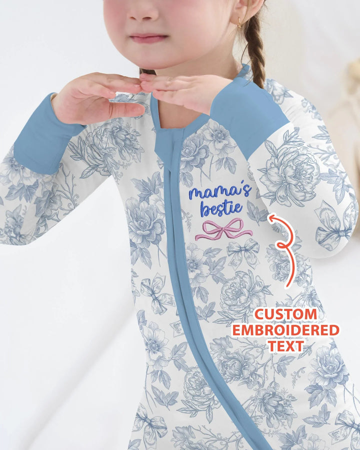 Gerippte Babykleidung mit individuellem Foto - Weich &amp; Skizzenhaft