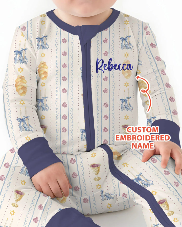 Gerippte Babykleidung mit individuellem Foto - Weich &amp; Skizzenhaft