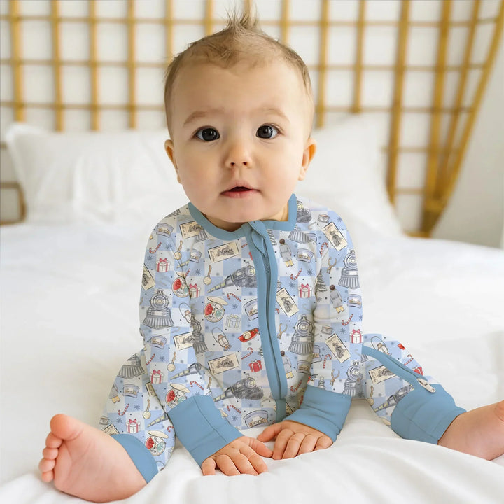 Gerippte Babykleidung mit individuellem Foto - Weich &amp; Skizzenhaft