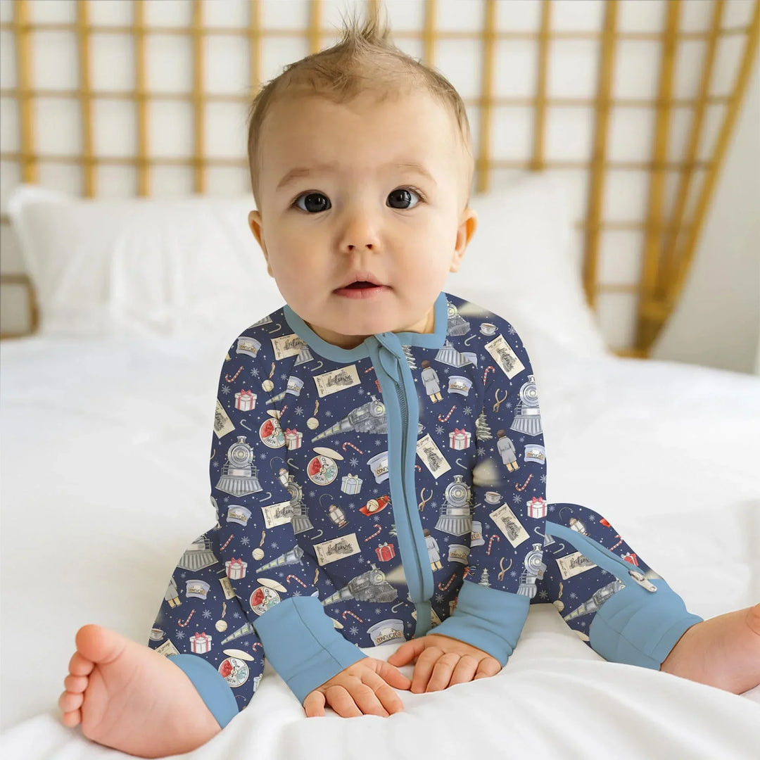 Gerippte Babykleidung mit individuellem Foto - Weich &amp; Skizzenhaft