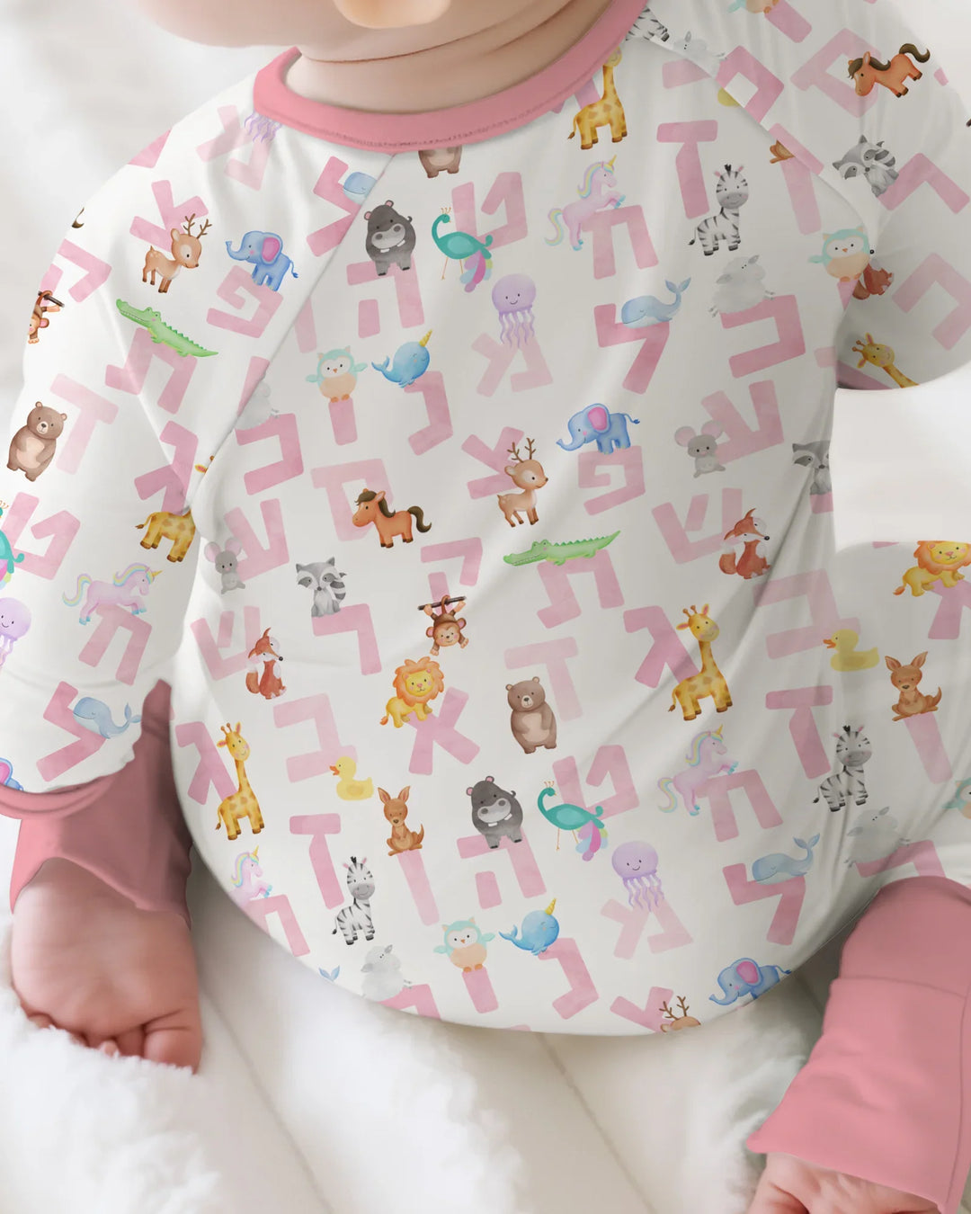 Gerippte Babykleidung mit individuellem Foto - Weich &amp; Skizzenhaft