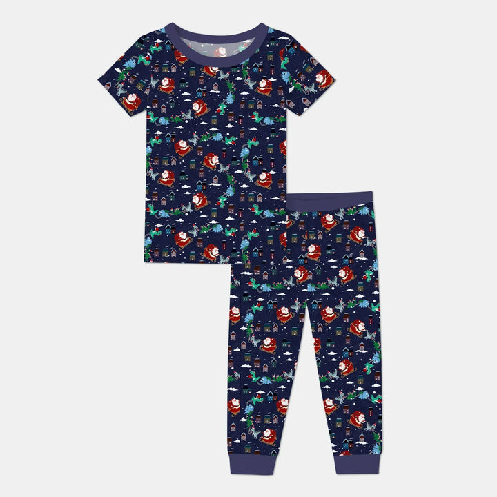 Zweiteiliges, kurzärmliges Pyjama-Set mit Marienkäfern