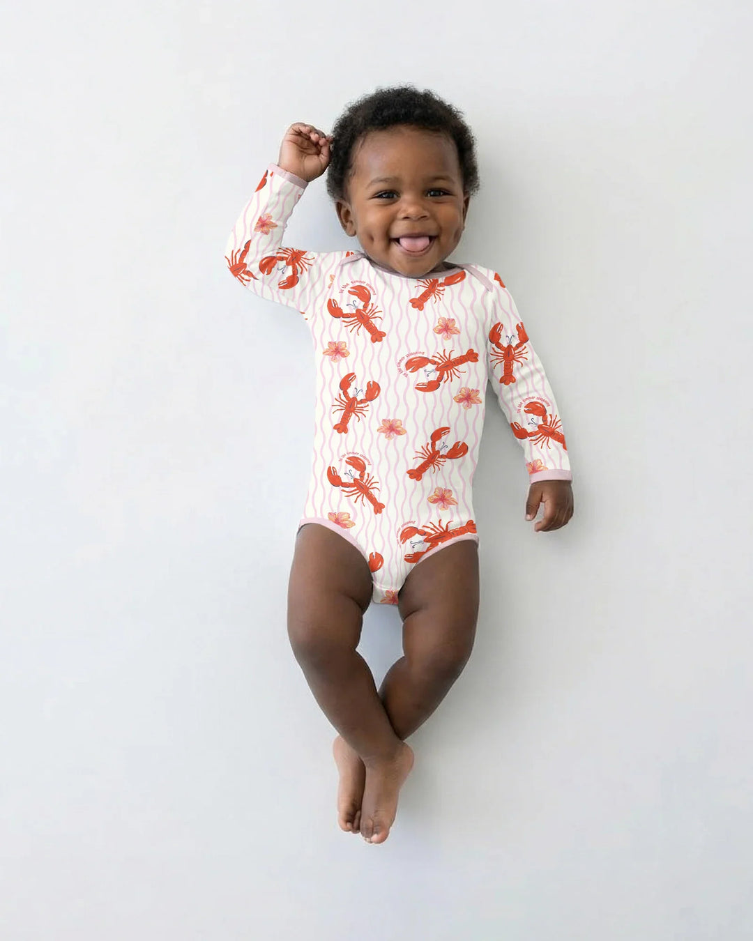 Gerippte Babykleidung mit individuellem Foto - Weich &amp; Skizzenhaft