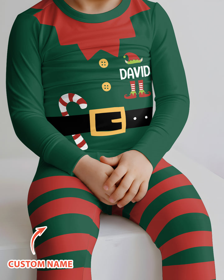 Funny Christmas - Family Matching Bamboo Two Piece Long Sleeve Pajama Set