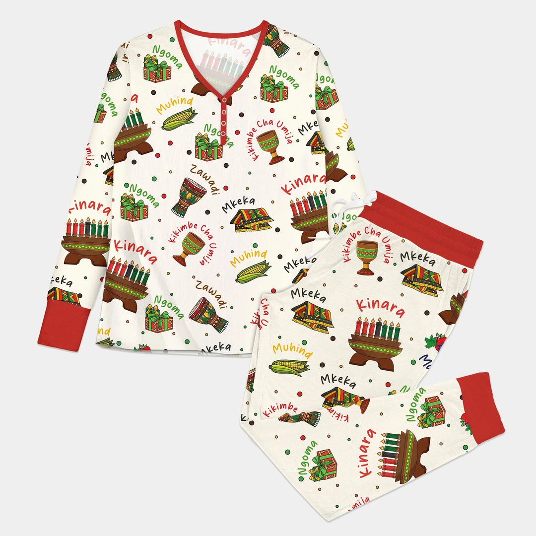 Vorlage für individuelles Damen-Pyjama-Set