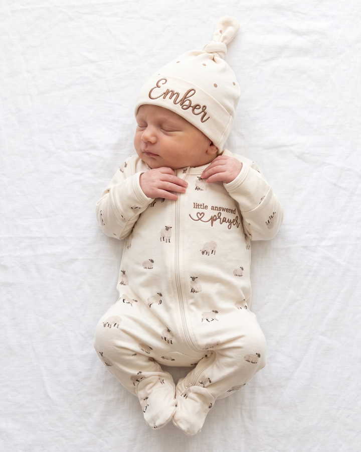 Gerippte Babykleidung mit individuellem Foto - Weich &amp; Skizzenhaft
