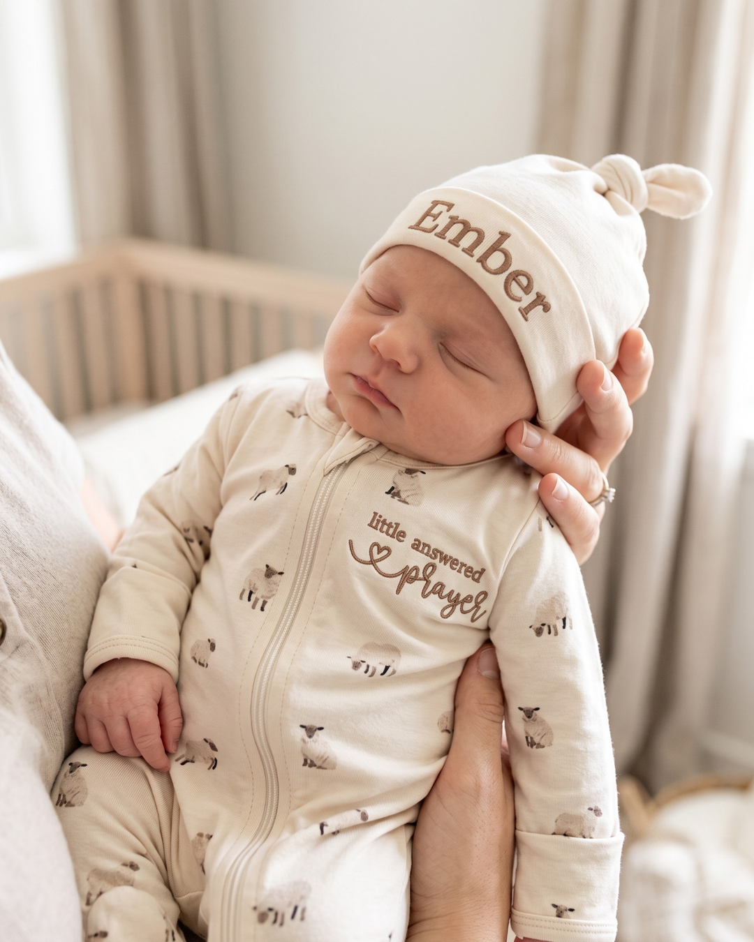 Gerippte Babykleidung mit individuellem Foto - Weich &amp; Skizzenhaft