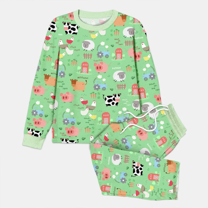 Farm Yard Bamboo Men's Pajama Set