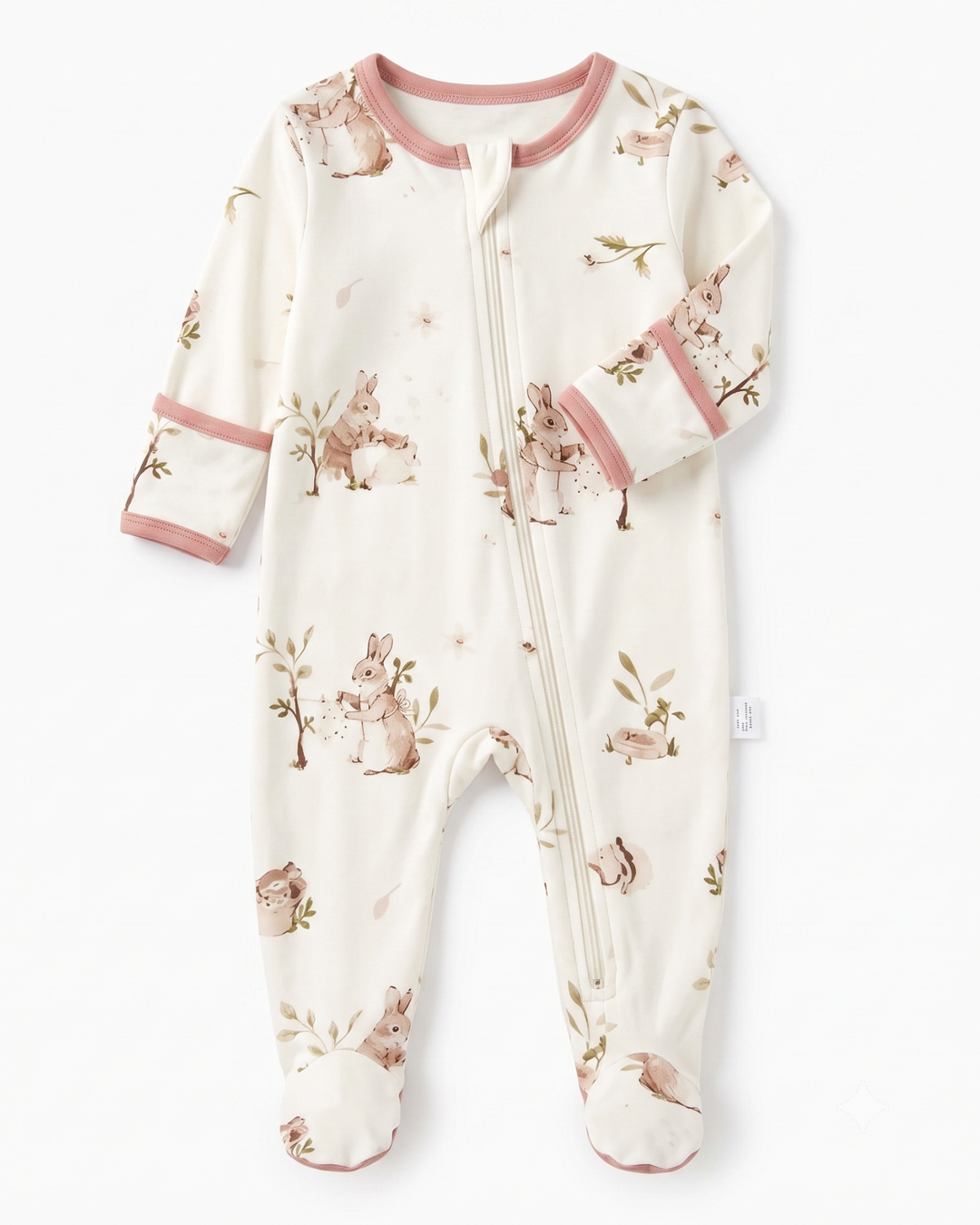 Gerippte Babykleidung mit individuellem Foto - Weich &amp; Skizzenhaft