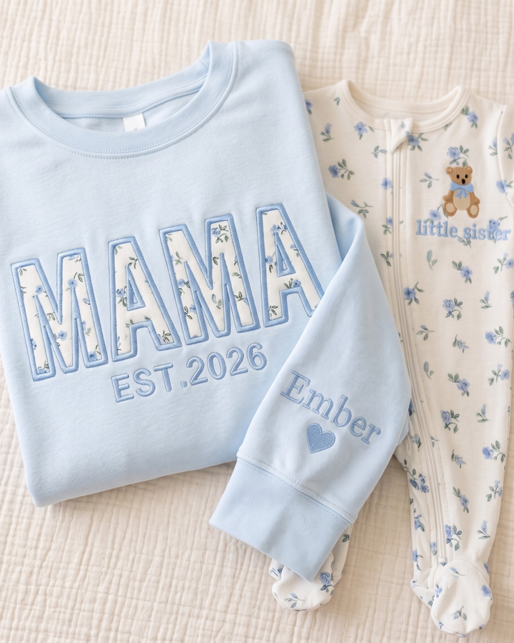 Template Damen-Rundhals-Sweatshirt aus Bambus