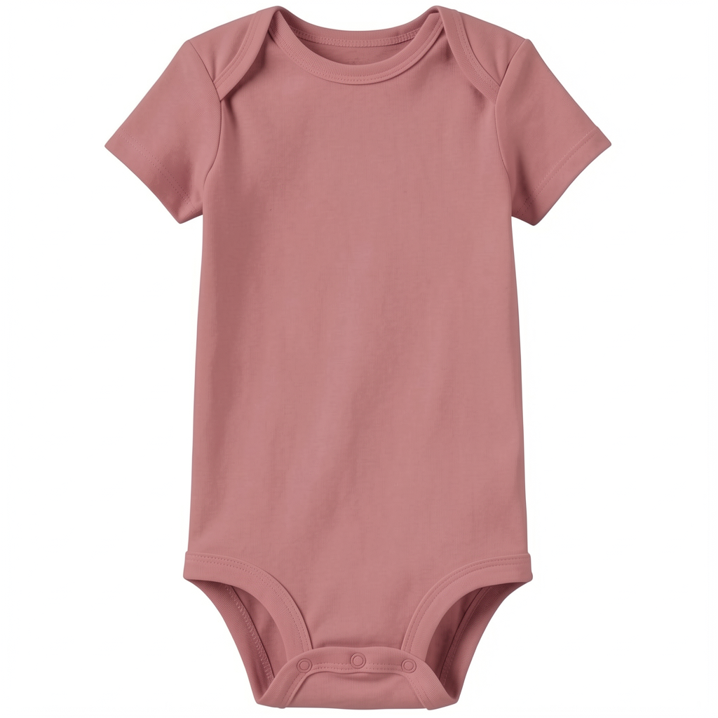 Gerippte Babykleidung mit individuellem Foto - Weich &amp; Skizzenhaft