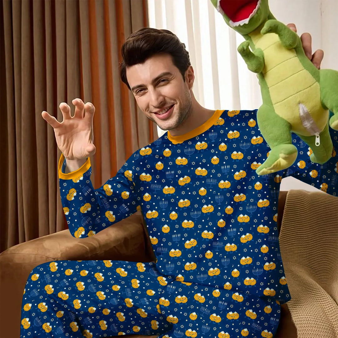 Vorlage Herren-Pyjama-Set