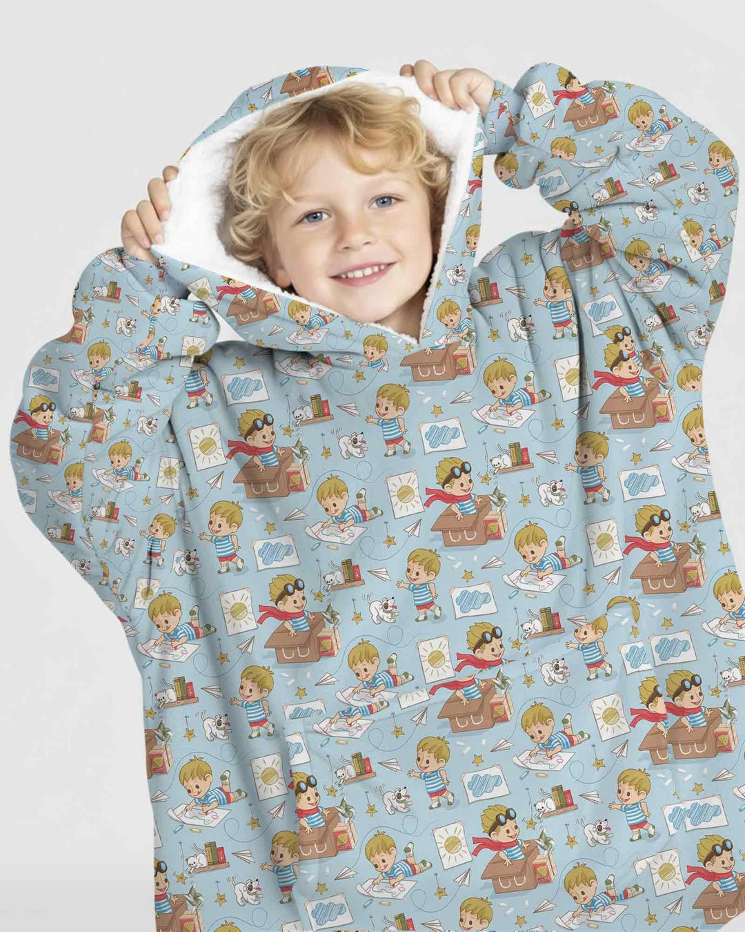 Benutzerdefinierter Bambus-Deckenhoodie (Vorlage)