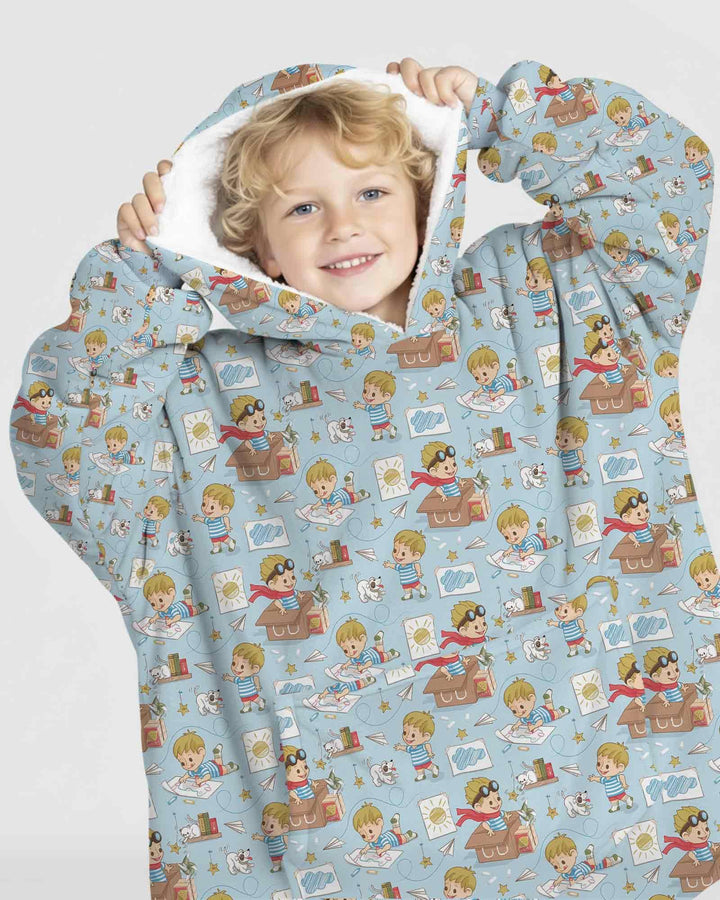 Benutzerdefinierter Bambus-Deckenhoodie (Vorlage)