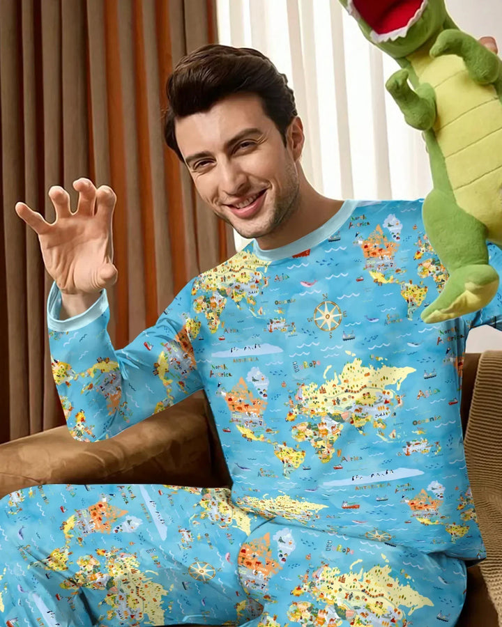 Vorlage Herren-Pyjama-Set