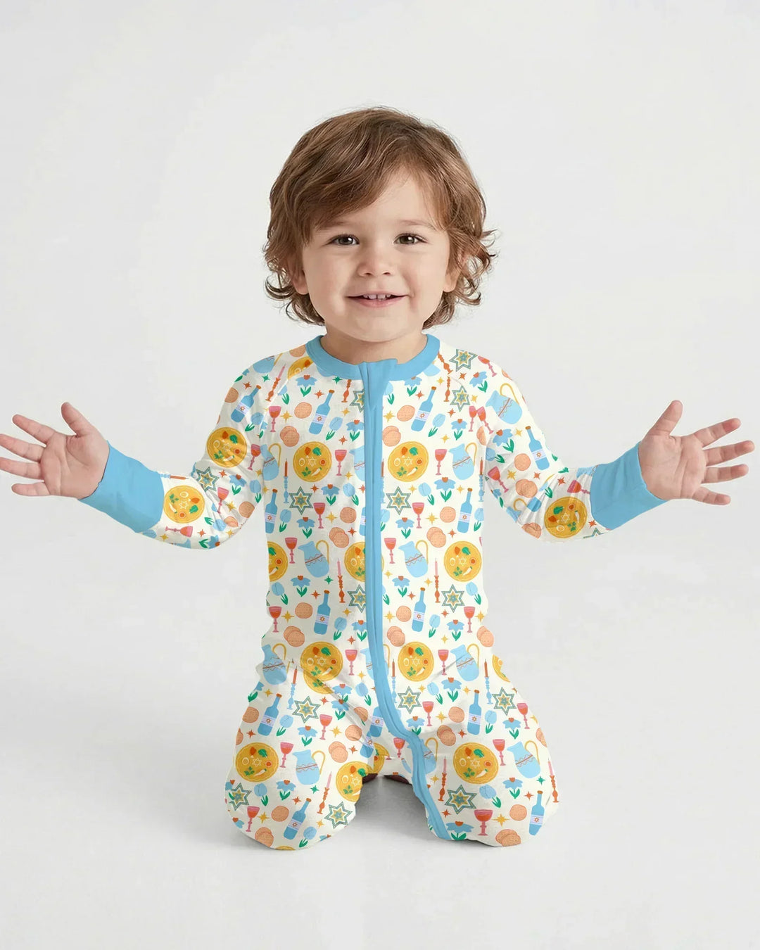Gerippte Babykleidung mit individuellem Foto - Weich &amp; Skizzenhaft