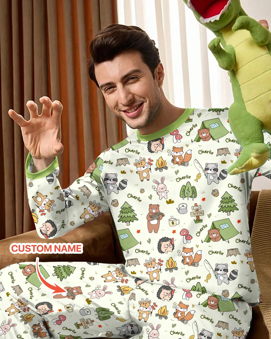 Vorlage Benutzerdefiniertes Herren-Pyjama-Set