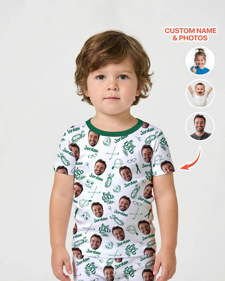 Zweiteiliges Pyjama-Set mit kurzen Ärmeln und Shorts im Sommer-Design