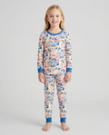A Day At The Shore Bamboo Two Piece Long Sleeve Pajama Set