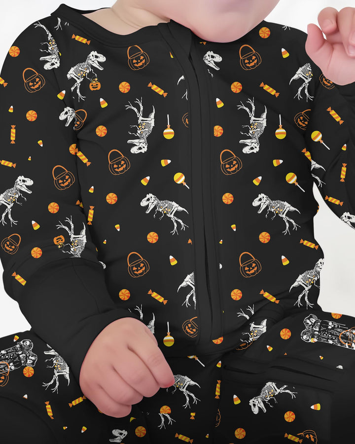 My First Halloween Dinosaur  Bamboo Convertible Zippy