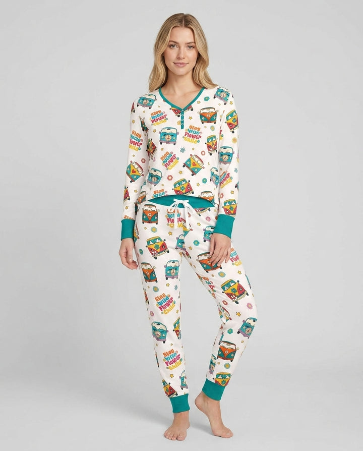 Vorlage Bambus Damen Pyjama Set