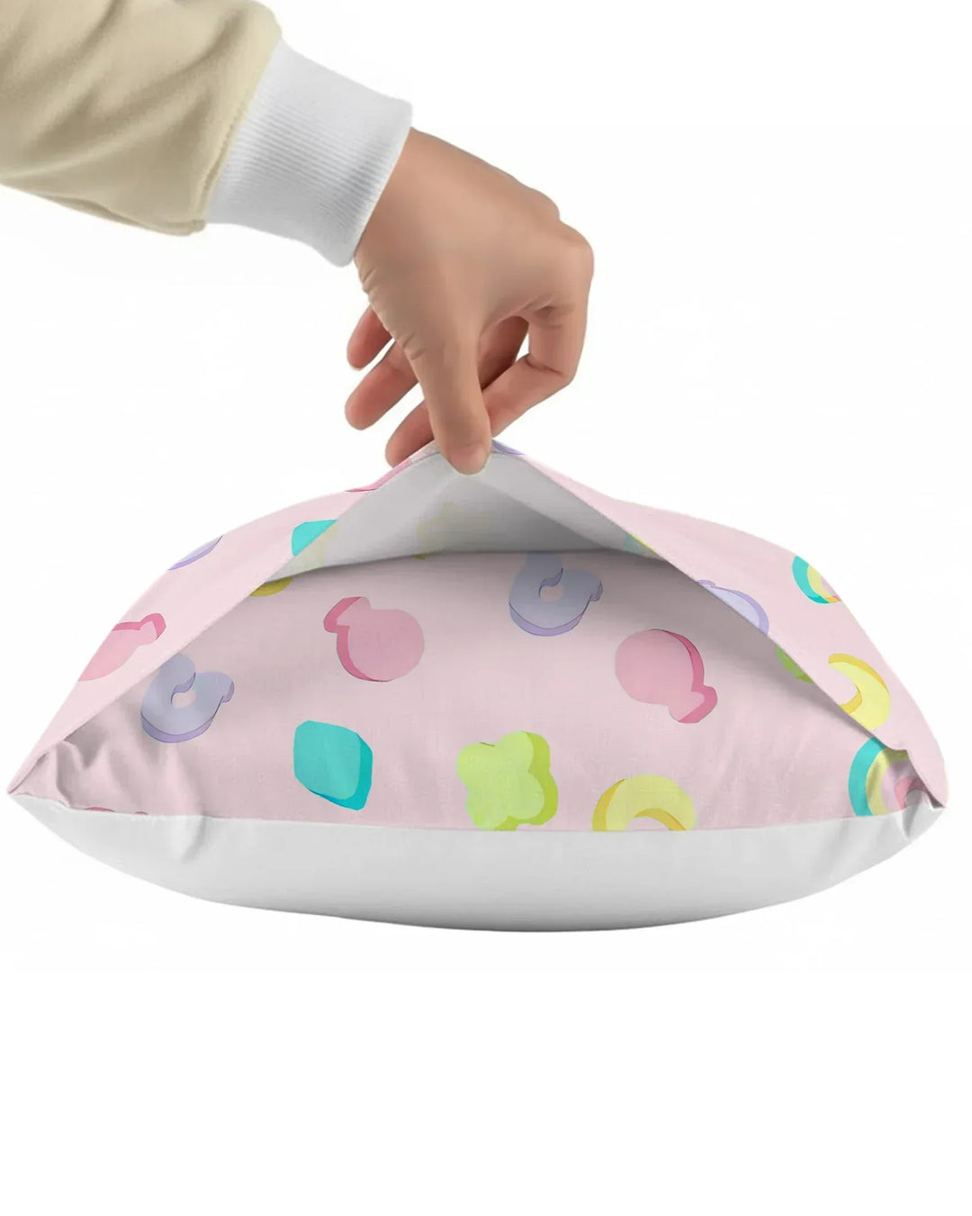 Pastel Lucky Charms Scatter Bamboo Pillow Case