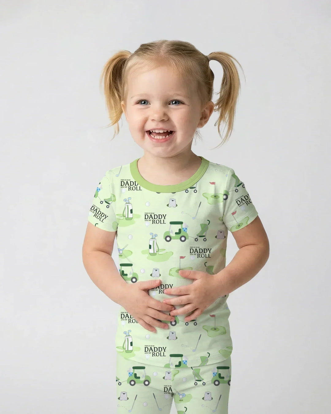 Zweiteiliges, kurzärmliges Pyjama-Set mit Marienkäfern