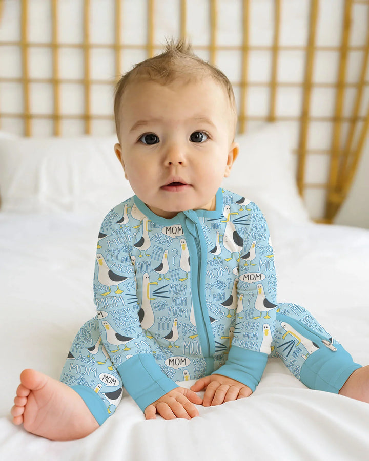 Gerippte Babykleidung mit individuellem Foto - Weich &amp; Skizzenhaft