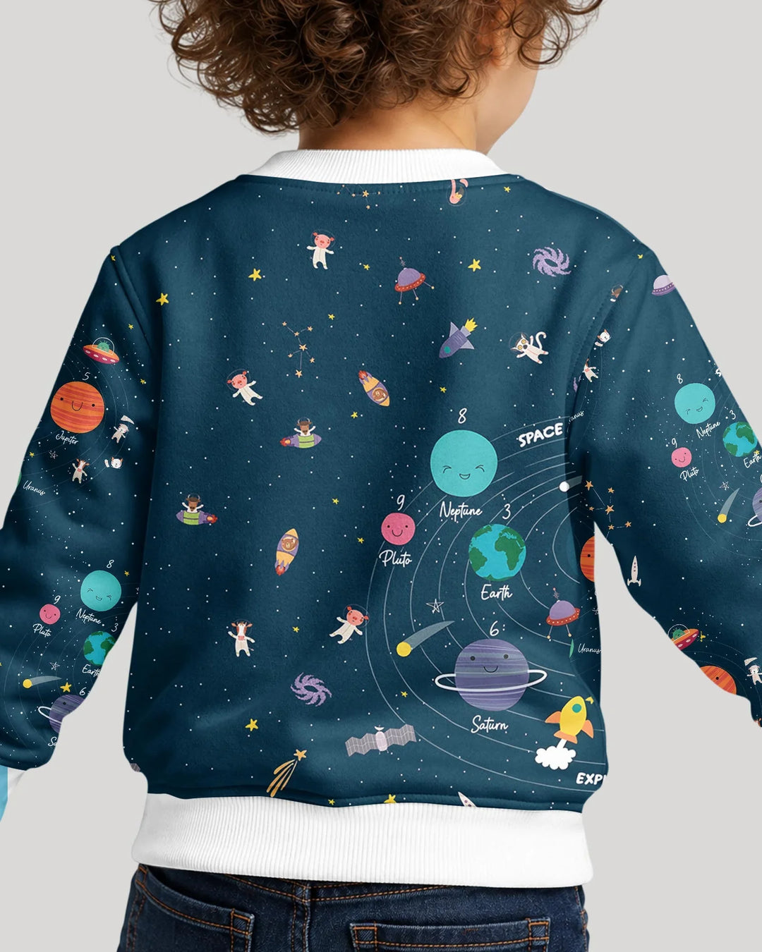 Solar System Explorers Bamboo Crewneck Sweatshirt