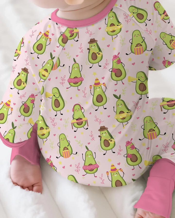 Gerippte Babykleidung mit individuellem Foto - Weich &amp; Skizzenhaft